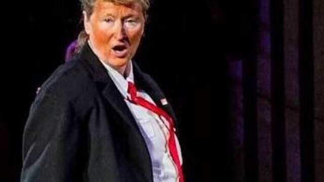 Meryl Streep disfrazado del Gordo Donald