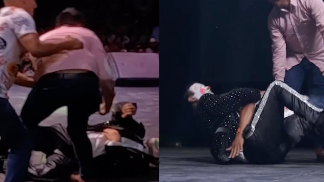 Brincos Dieras sufre altercado cuando seguidores le hicieron 'bolita' en un show.