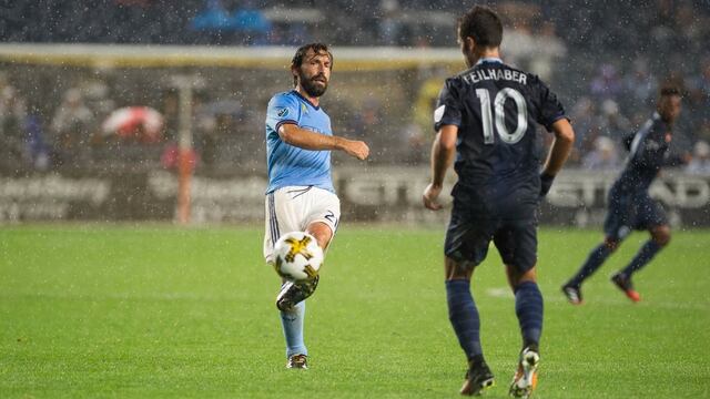 Andrea Pirlo con el NYFC