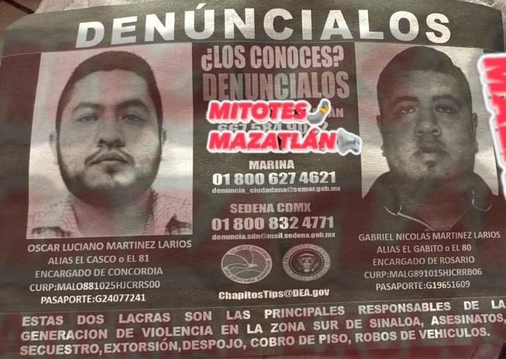 Volante contra Gabriel Nicolás Martínez Larios, el 80