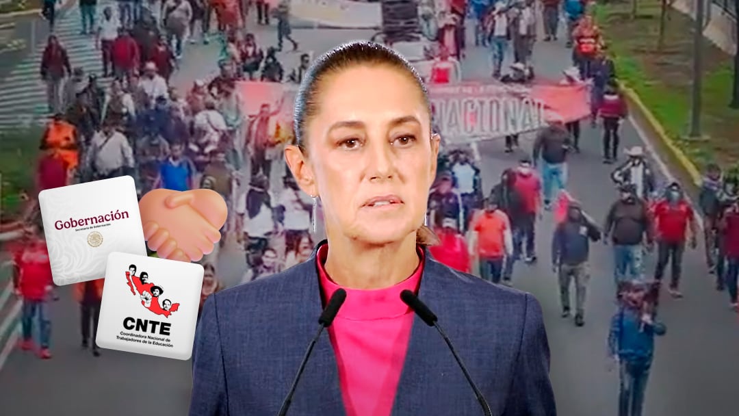 Claudia Sheinbaum descarta nueva conversación entre la CNTE y Segob.