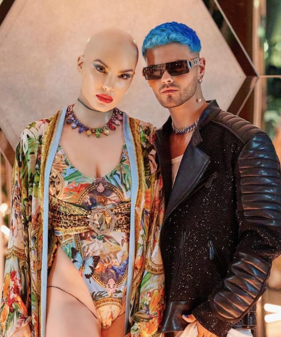 Belinda y Abraham Mateo