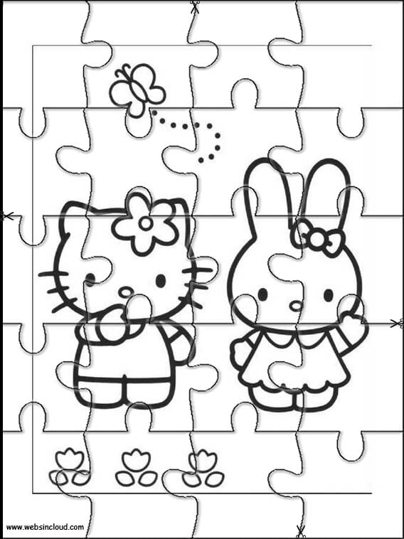 Rompecabezas de Hello Kitty