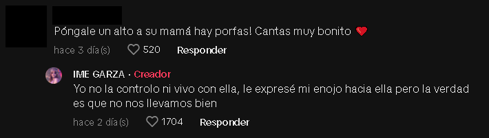Imelda Garza, nuera de Maribel Guardia, aclara qué pasó con el reclamo de su mamá.