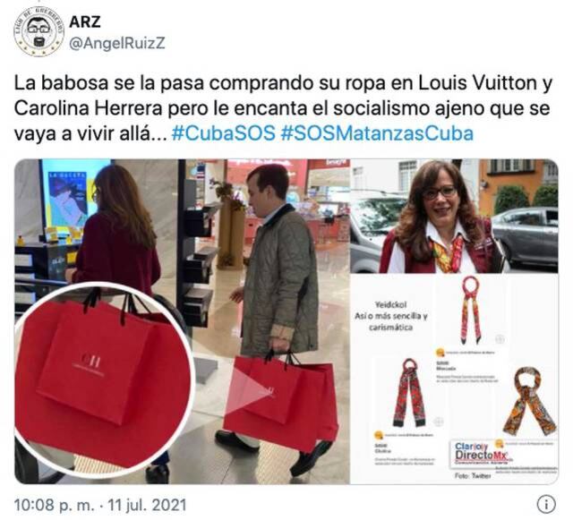 Estefanía Veloz y Yeidckol Polevnsky