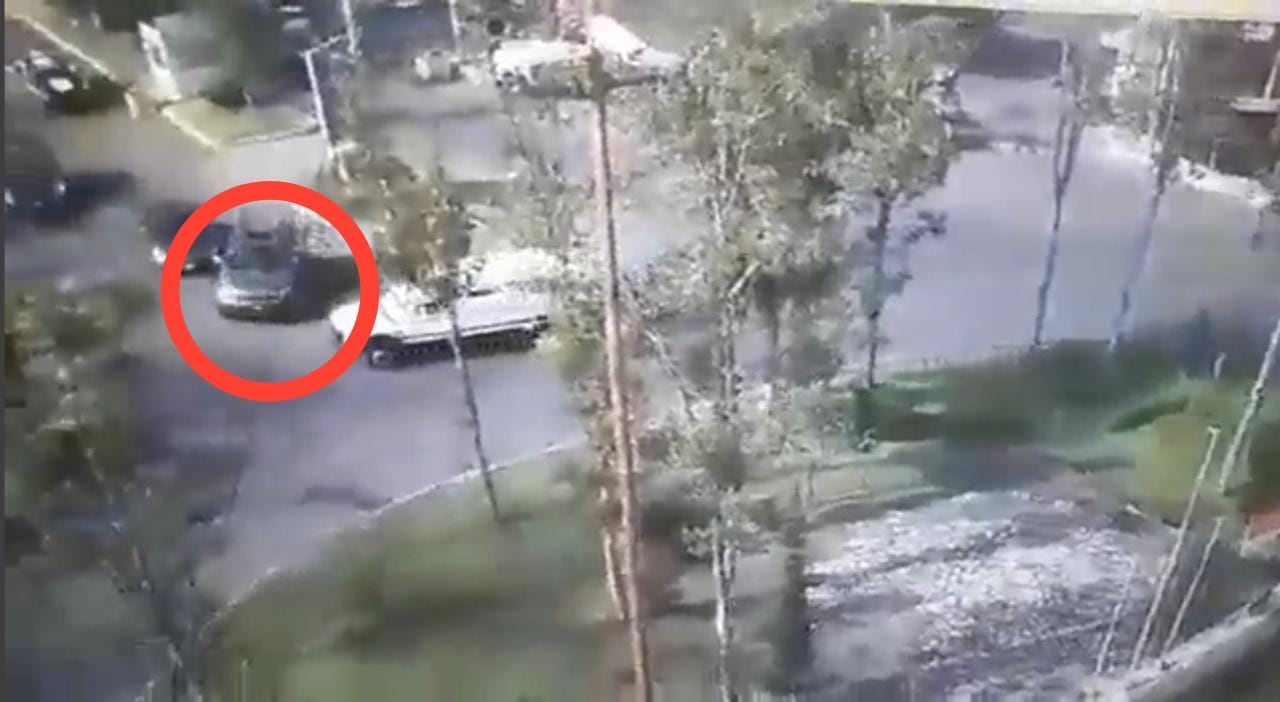 Octavio Ocaña evita accidente