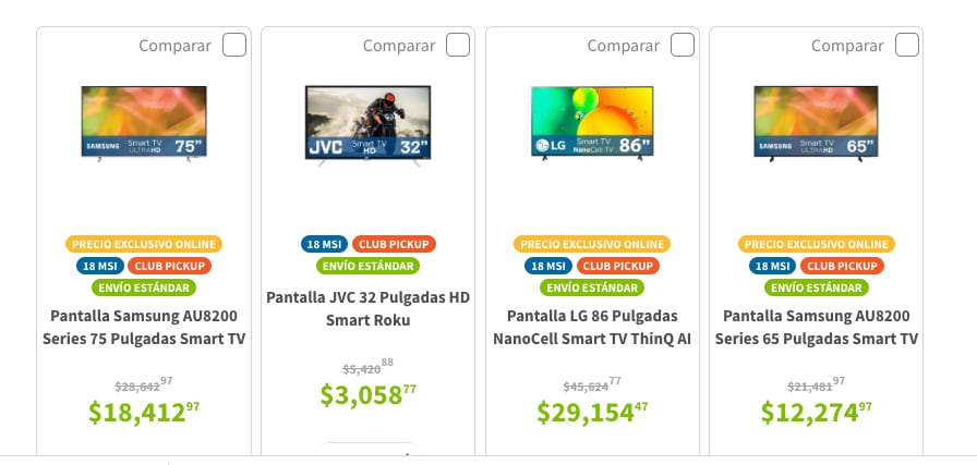 Ofertas Pantallas El Fin Irresistible 2022