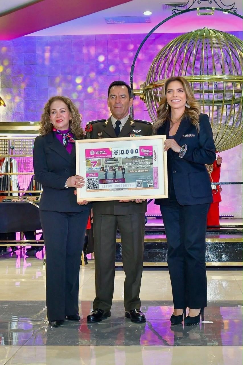 Heroico Colegio Militar de Tlalpan cumple 50 años; Lotería Nacional lo conmemora
