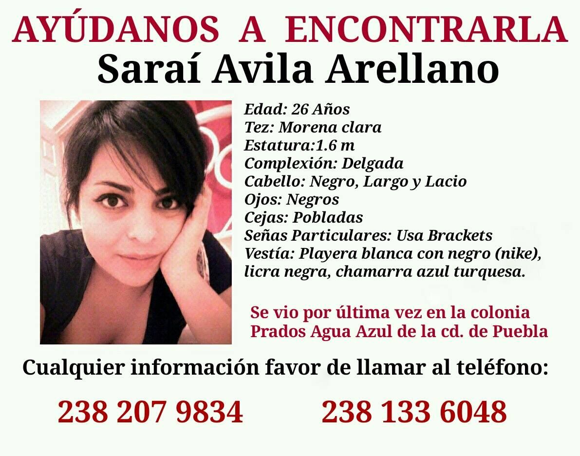 Búsqueda de Saraí.