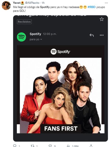 Reacciones a la caída de Spotify por euforia de boletos para RBD