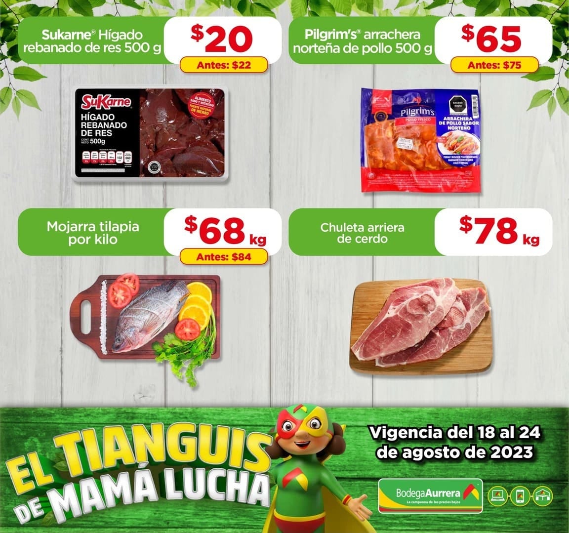 Bodega Aurrerá Tianguis de Mamá Lucha al 24 de agosto: Estas son las mejores ofertas
