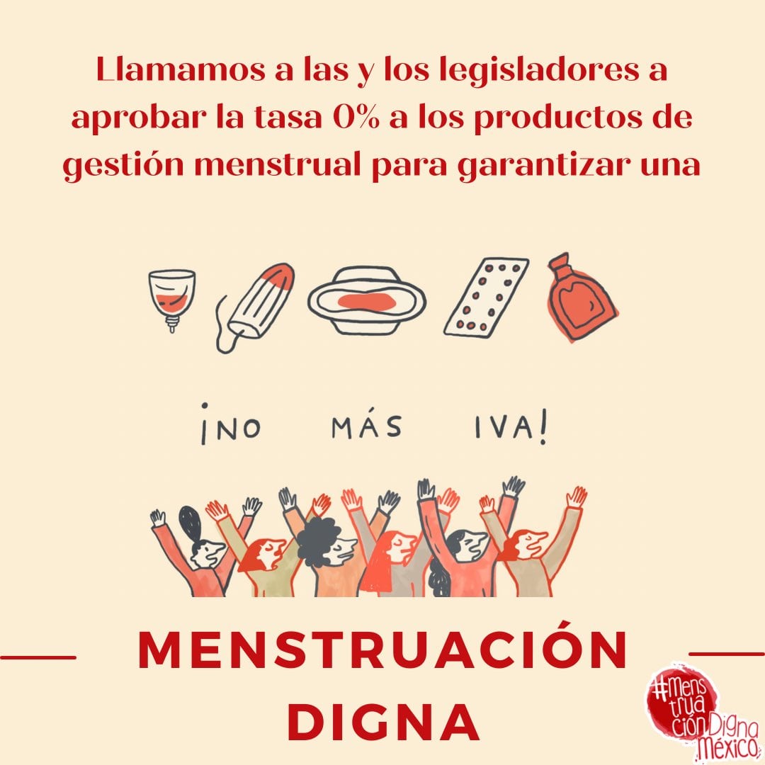IVA en productos de higiene menstrual