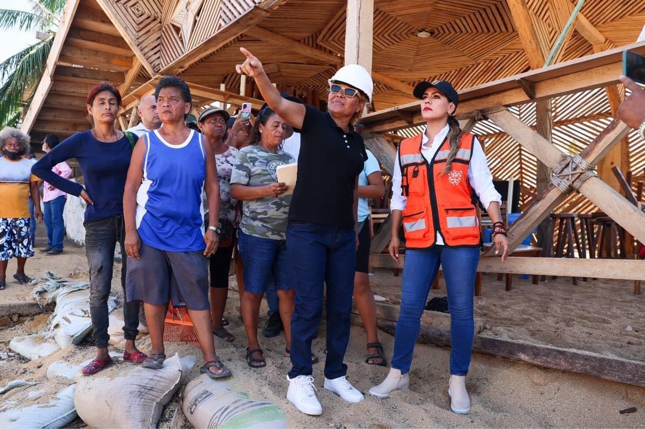 Evelyn Salgado mantiene proyecto de levantamiento en Acapulco