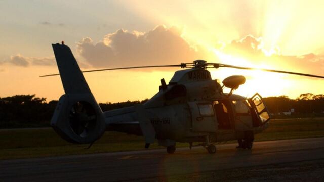 Helicóptero de la Semar