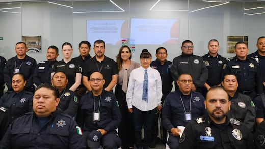 Mara Lezama encabeza clausura de capacitación en seguridad rumbo al Mundial 2026