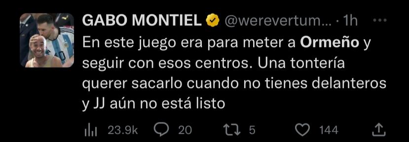 Los aficionados piden el regreso de Santiago Ormeño a Chivas.