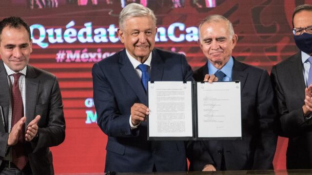 Firma del plan de infraestructura