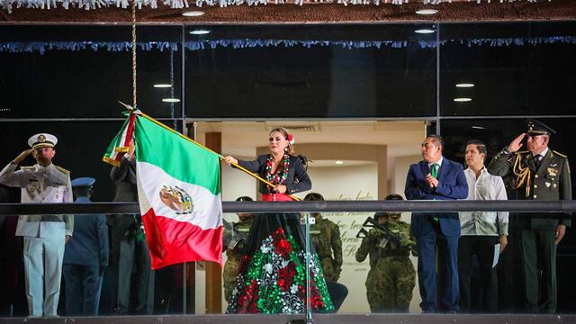 Evelyn Salgado encabeza ceremonia del Grito de Independencia