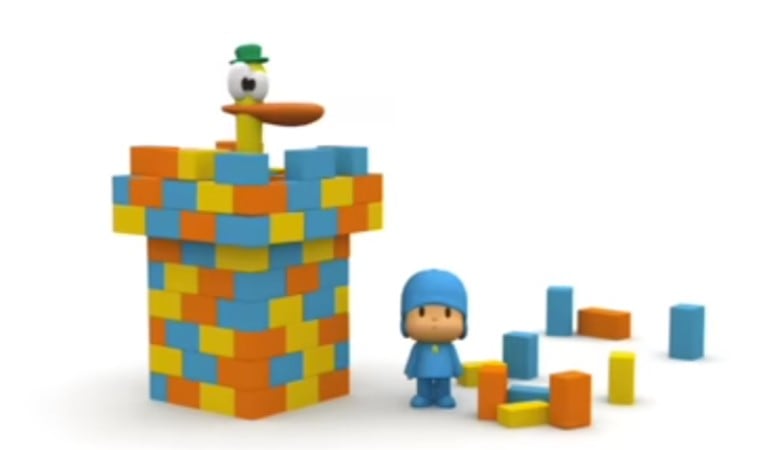 Pocoyó y Pato se reconcilian