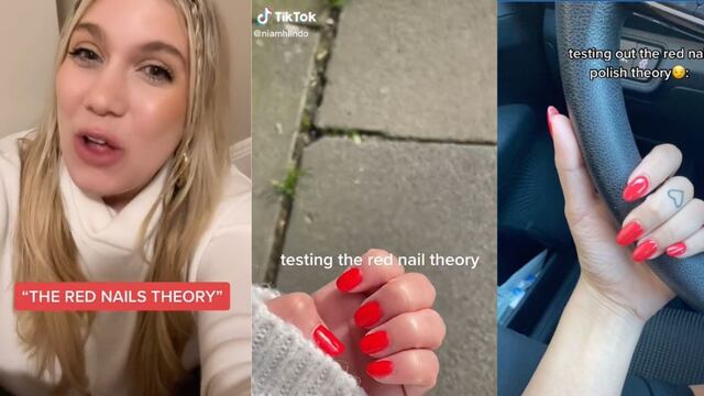TikTok viraliza la teoría de las uñas rojas ¿te animas a probarla?
