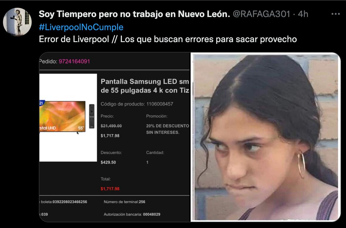 Internautas hacen memes y se burlan de que “Liverpool no cumple”