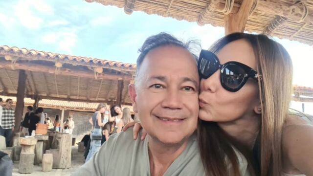 Nicandro Díaz y su novia Mariana Robles