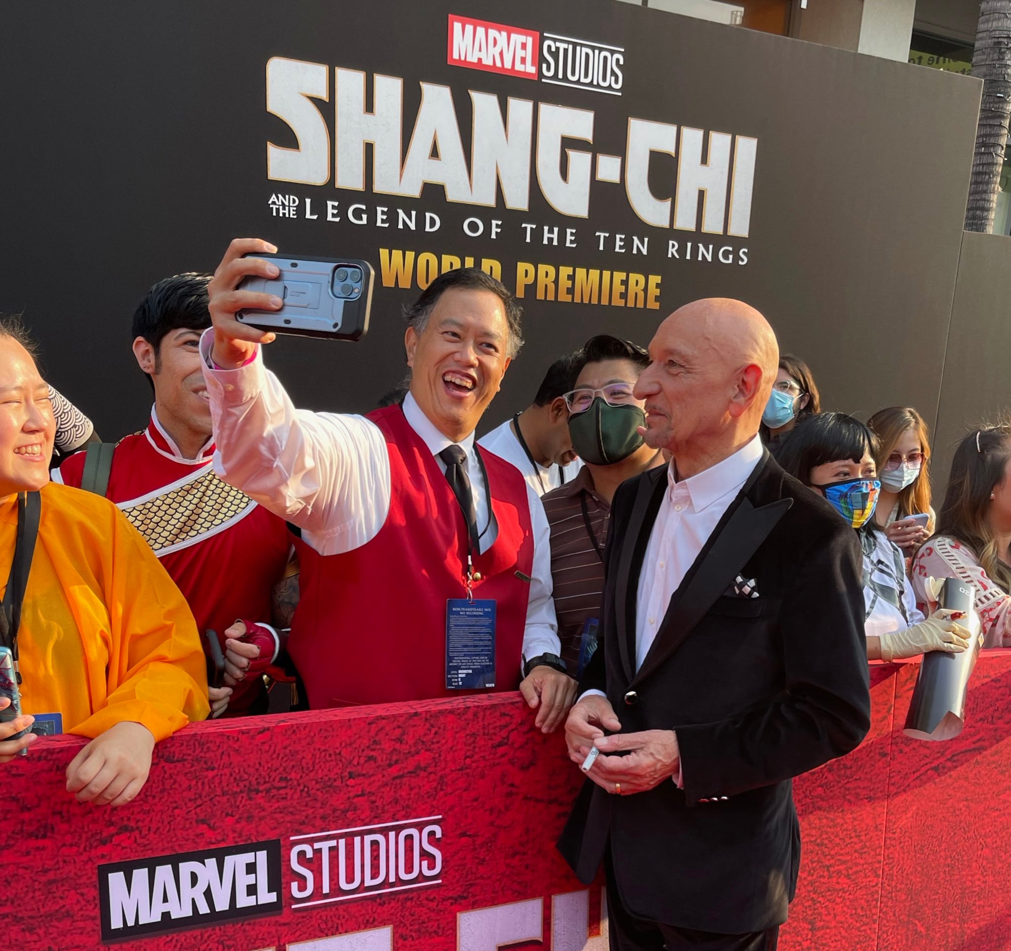 Ben Kingsley en la premiere de 'Shang-Chi'
