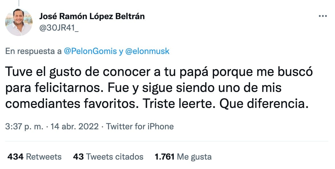 José Ramón López responde a Héctor Suárez Gomís
