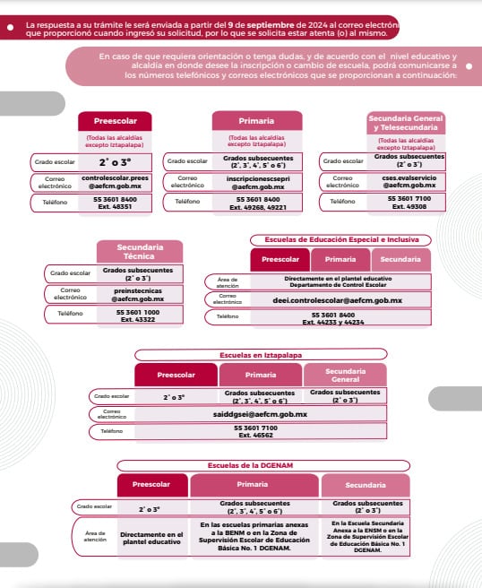 Asesoría para cambio de escuela en CDMX