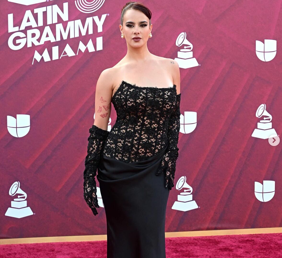 Gala Montes devoró en la alfombra roja de Premios Latin Grammy 2024