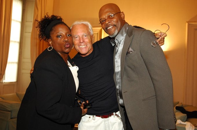 Samuel L. Jackson le dice adiós a Giorgio Armani