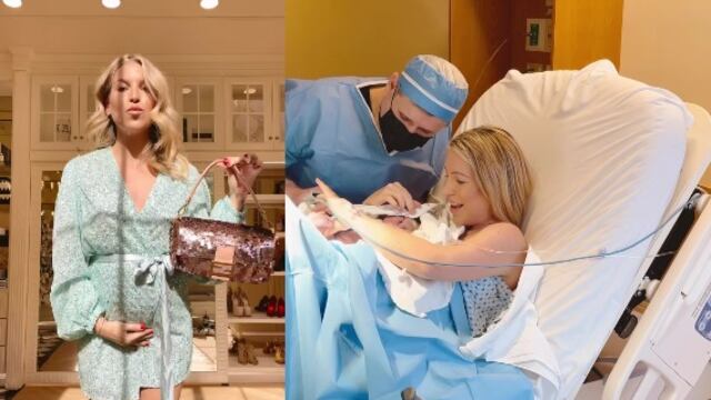 Andy Benavides tuvo a su bebé