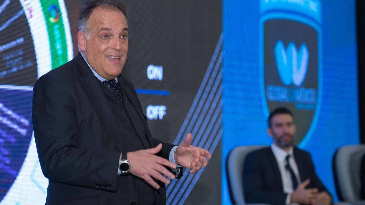 Tebas en un evento en la CDMX