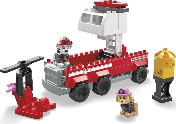 No es LEGO, pero este set de Mega Bloks de Paw Patrol en Mercado Libre de camión de bomberos vale su precio