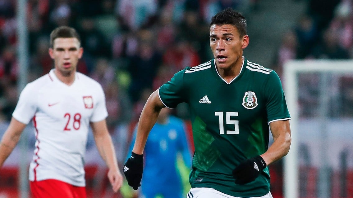 Héctor Moreno, zaguero con experiencia europea.