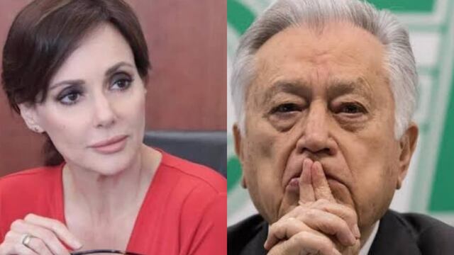 Lilly Téllez y Manuel Bartlett