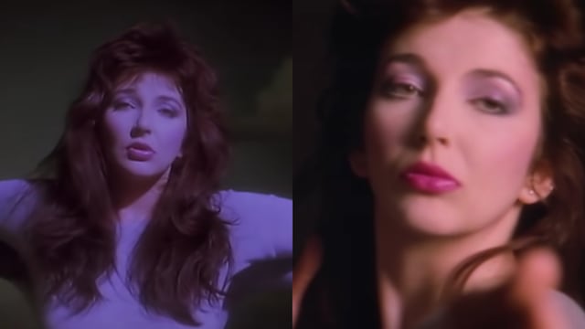 Kate Bush en el video de Running Up That Hill.