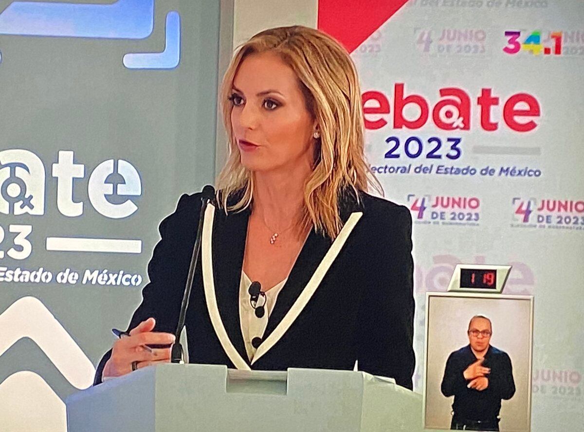 Ana Paula Ordorica, periodista y moderadora del primer debate del Estado de México