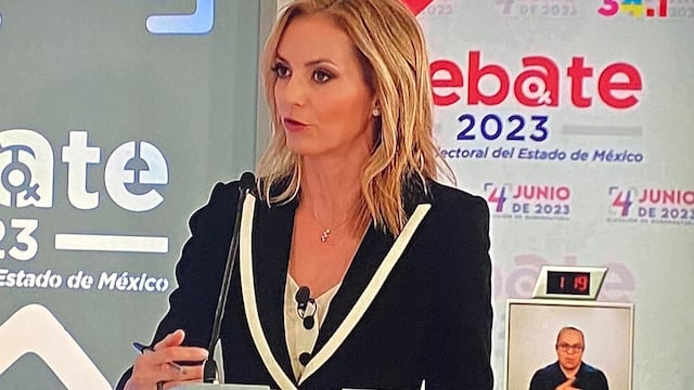 Ana Paula Ordorica, periodista y moderadora del primer debate del Estado de México