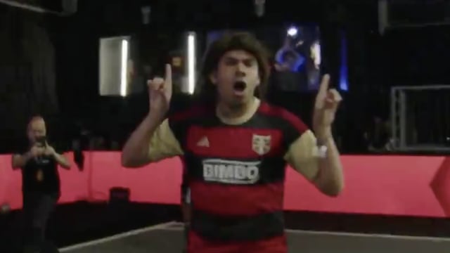 Penal de Cristiano Don Aldo en la Kings League Américas