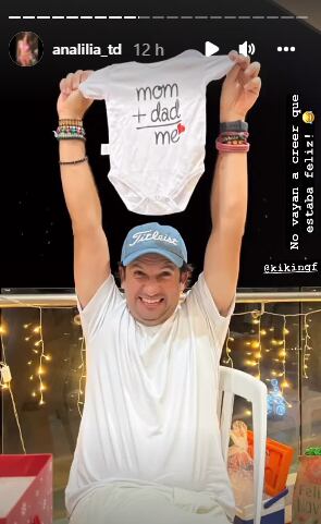 Kikín Fonseca celebra convertirse en papá.