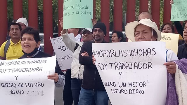 Manifestación por jornada laboral de 40 horas semanales