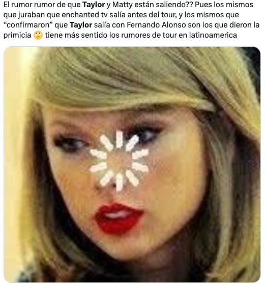 Rumores aseguran que Taylor Swift y Matty Healy están saliendo y los memes se disparan