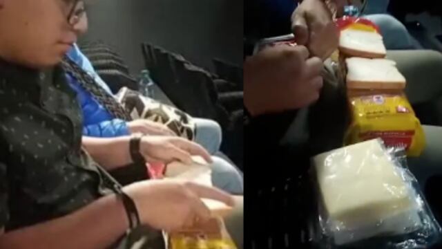 Sándwich en el cine