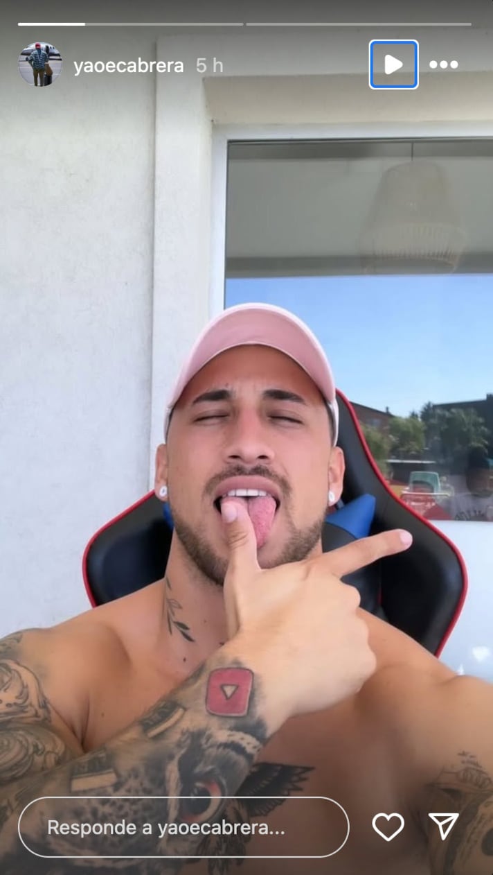 ¿Yao Cabrera fue detenido? Aparece en una alberca en sus historias de Instagram