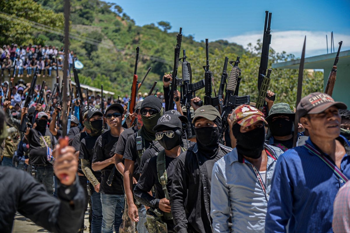 Integrantes de autodefensas 'El Machete'