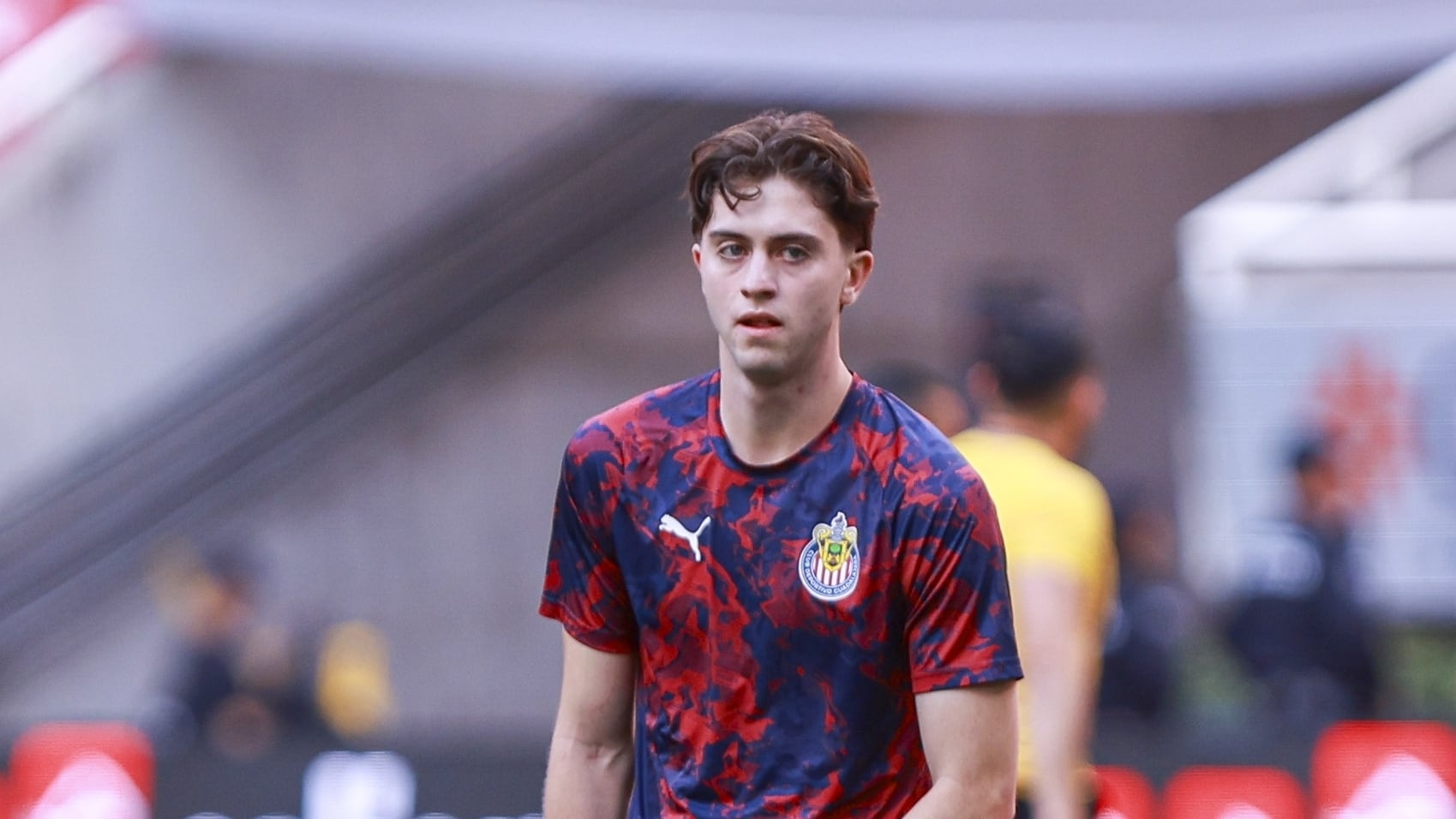 Brian Gutiérrez en el Chivas vs Pachuca.