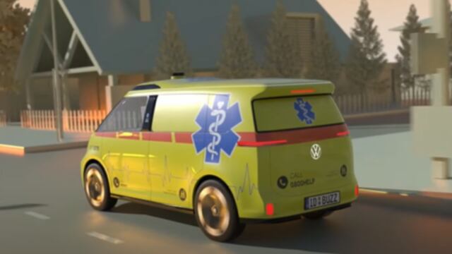 Volkswagen crea ambulancia con conducción automática.