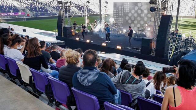 Concierto en Israel para vacunados