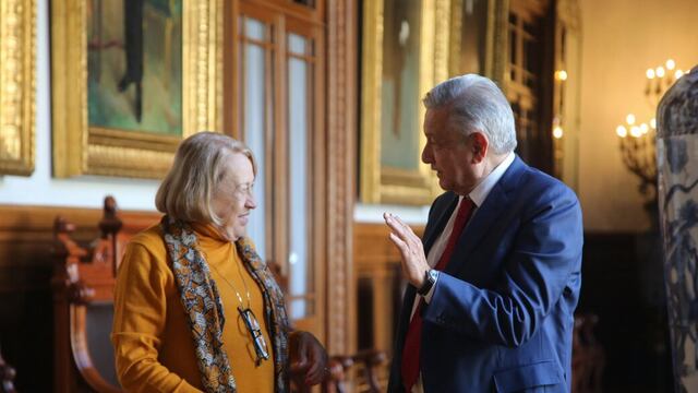 AMLO y Lilita Rossbach